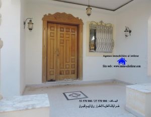 -0498 للبيع بالقيروان الصحبي 4 فيلا ستيل أمريكي