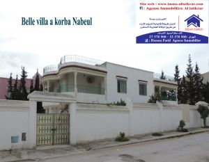 Belle villa dans une emplacement chic a korba - 0153