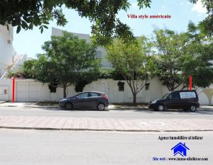 0351 -Une belle villa style américain a Tunis