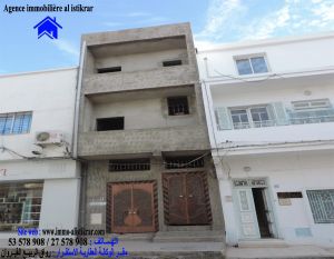 0688 - للبيع بالقيروان القرقابية مبنى في طور الانجاز