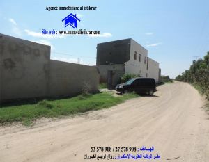 - 0737 للبيع بالقيروان مرق الليل سانية مسيجة مساحتها 3 هكتار