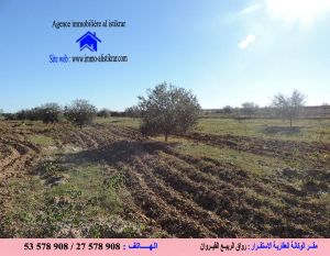 0857 - للبيع بالقيروان الخزازية سانية مساحتها 3 هكتار و712 م م