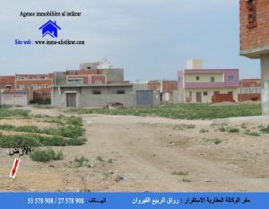 - 0818 للبيع بالقيروان البورجي تقسيم به عدة قطع أراضى