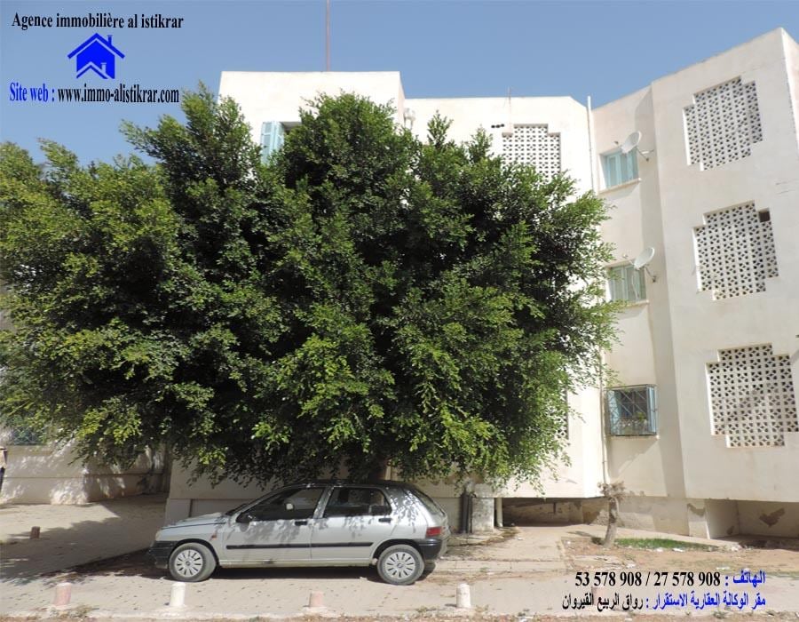 للبيع بسوسة حي  الرياض 5 شقة في الطابق الارضي 