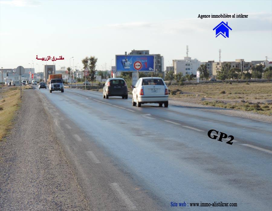 0393 2 أراضي بالقيروان طريق تونس الرئيسي